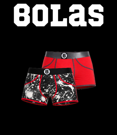 Bolas Underwear Bolas Heren Boxershort | Duo Box 2st | Red | Raw Snow