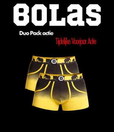 Bolas Underwear Bolas Heren Boxershort | Elephant | Duo pack 2st.