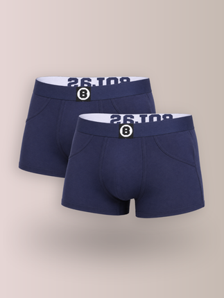 Bolas Underwear Heren Boxershort | Effen | Navy Blue Multipack 2st | Katoen