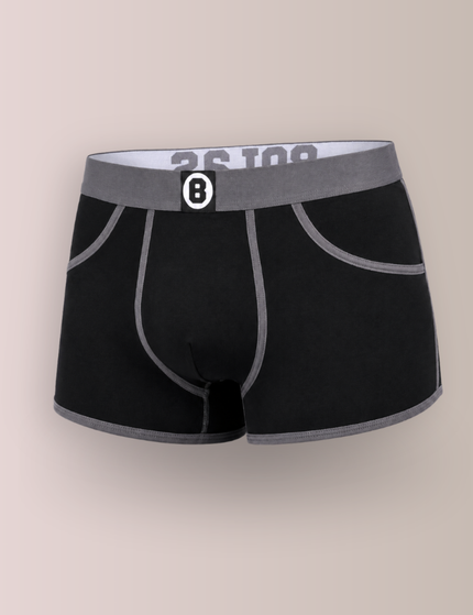 Jungenunterwäsche | Einfarbig Schwarz | Baumwolle | Bolas Underwear