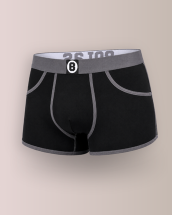 Jungenunterwäsche | Einfarbig Schwarz | Baumwolle | Bolas Underwear