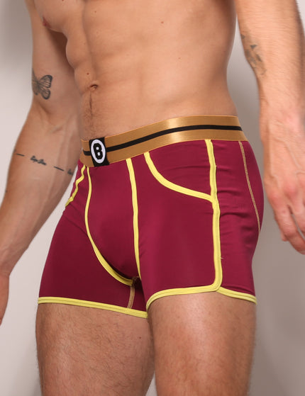 Bolas Fashion Heren Boxershort | Bolas Bamboo Boxershort | Bordeaux Red | Multipack 4st bundle