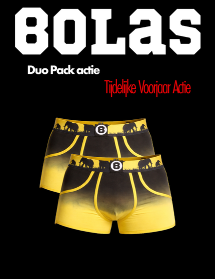Bolas Underwear Bolas Heren Boxershort | Elephant | Duo pack 2st.