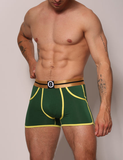 Bolas Underwear Heren Boxershort | Bolas Bamboo |Black & Green Boxershort | Multipack 2st