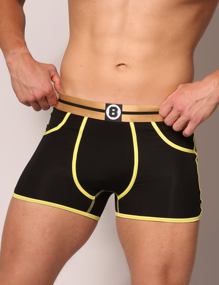 Bolas Underwear Heren Boxershort | Bolas Bamboo Boxershort | Yellow Black | Multipack 2st
