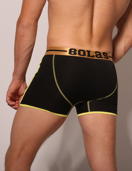 Bolas Underwear Heren Boxershort | Bolas Bamboo Boxershort | Yellow Black | Multipack 2st