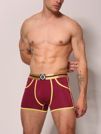 Bolas Underwear Heren Boxershort| Effen | Bamboo | Bordeaux Red