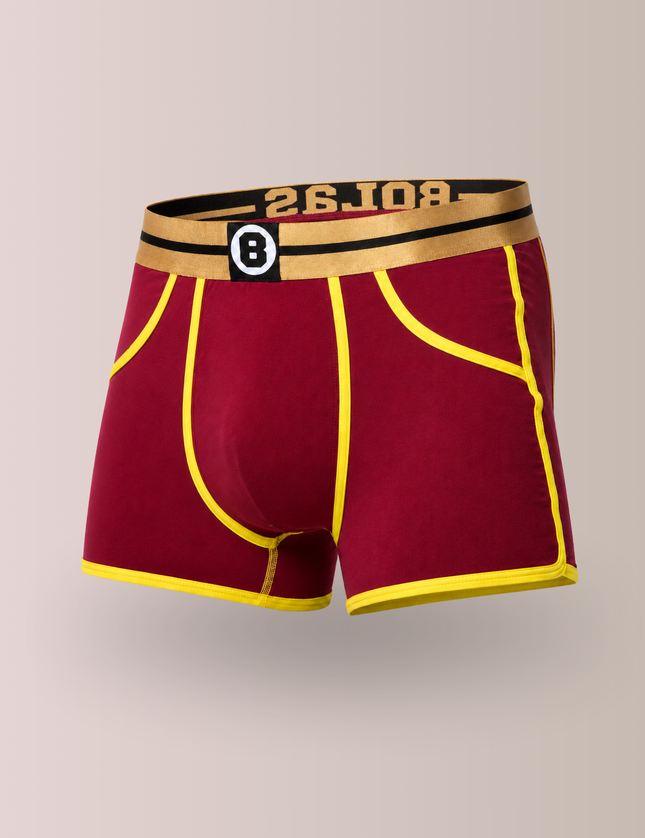 Bolas Underwear Heren Boxershort| Effen | Bamboo | Bordeaux Red