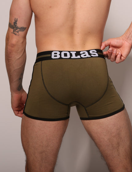 Bolas Underwear Heren Boxershort | Effen | Katoen | Army Green