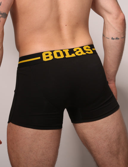 Bolas Underwear Heren Boxershort | Effen | Katoen | Geel Streep