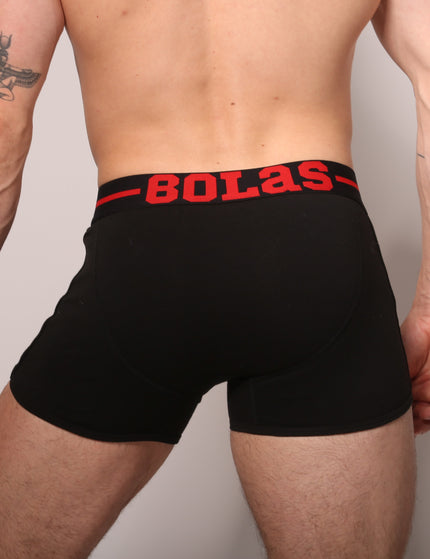 Bolas Underwear Heren Boxershort | Effen | Katoen | Rode Streep