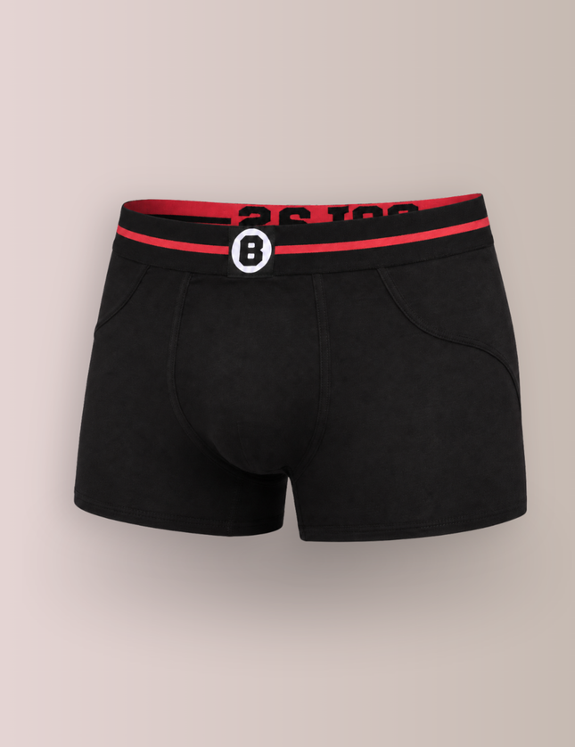 Bolas Underwear Heren Boxershort | Effen | Katoen | Rode Streep
