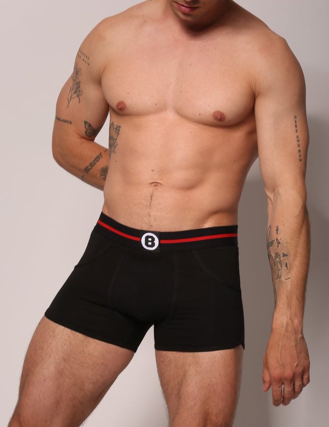 Bolas Underwear Heren Boxershort | Effen | Katoen | Rode Streep