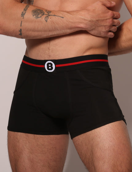 Bolas Underwear Heren Boxershort | Effen | Katoen | Rode Streep