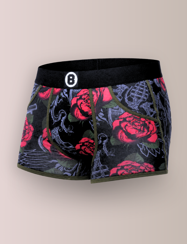 Bolas Underwear Heren Boxershort met print | Roses | Katoen