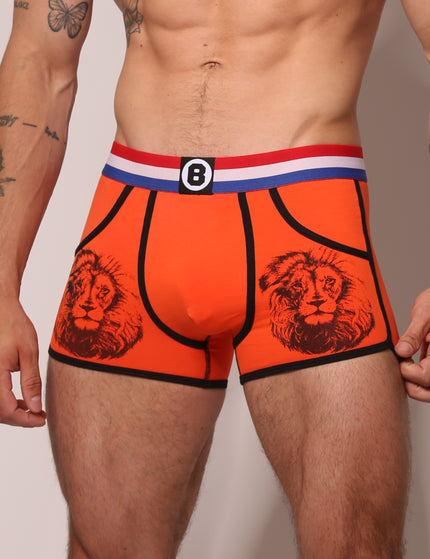 Bolas Underwear Heren Boxershort | Print | Orange Lion | Katoen