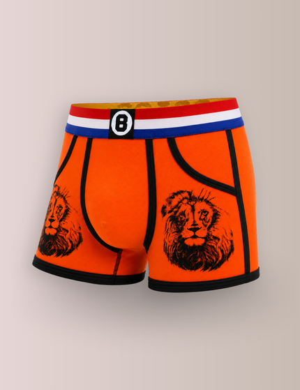 Bolas Underwear Heren Boxershort | Print | Orange Lion | Katoen