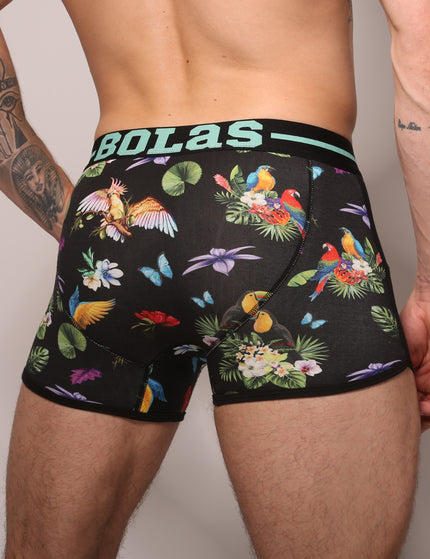 Bolas Underwear Heren Boxershort | Print | Tropical Birds & Flowers | Katoen