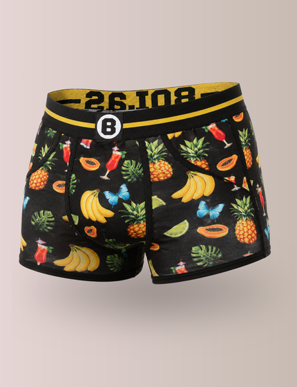 Bolas Underwear Heren Boxershort | Print  | Tropical Fruits & Drinks  | Katoen