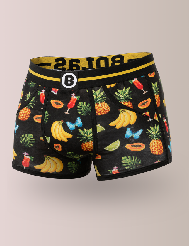 Bolas Underwear Heren Boxershort | Print  | Tropical Fruits & Drinks  | Katoen