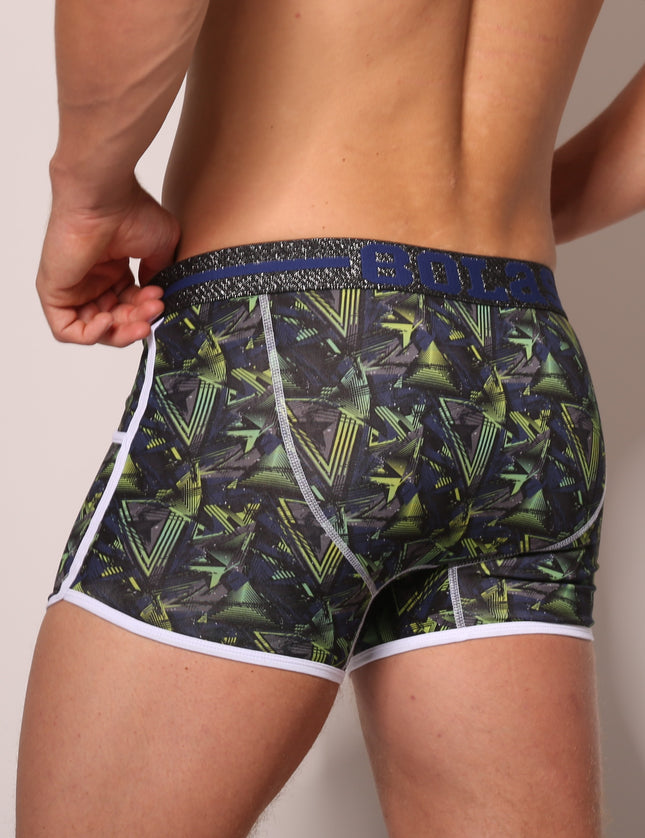 Bolas Underwear Heren Boxershorts met print | Duo pack 2 st | Dance  | Katoen | Blauw Groen