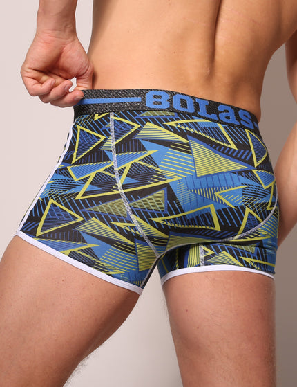 Bolas Underwear Heren Boxershorts met print | Duo pack 2 st | Dance  | Katoen | Blauw Groen