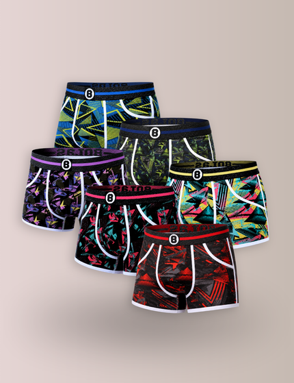 Bolas Underwear Heren Boxershorts | Print | Multipack 6 | Dance | Katoen