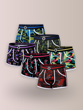 Bolas Underwear Heren Boxershorts | Print | Multipack 6 | Dance | Katoen