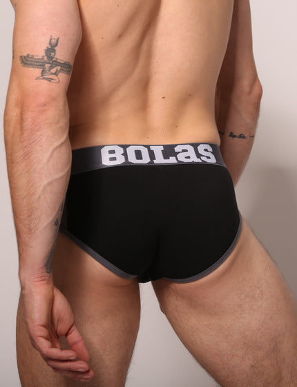 Bolas Underwear Heren slip | Effen | 3 pack | Basic | Katoen | Zwart