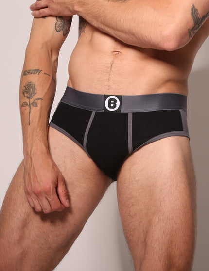 Bolas Underwear Heren slip | Effen | 3 pack | Basic | Katoen | Zwart