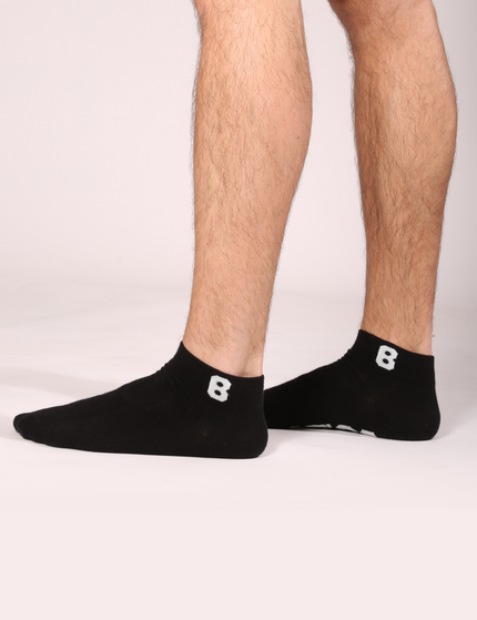 Bolas Underwear Heren Sneaker Sokken | 1 Paar Sneakersokken | Katoen | Zwart