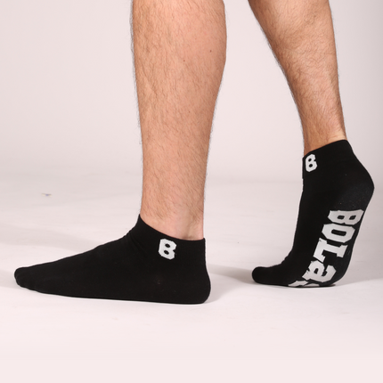 Bolas Underwear Heren Sneaker Sokken | 1 Paar Sneakersokken | Katoen | Zwart