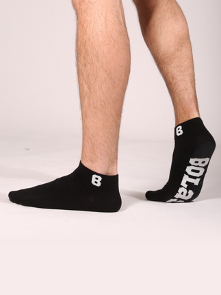 Bolas Underwear Heren Sneaker Sokken | 1 Paar Sneakersokken | Katoen | Zwart