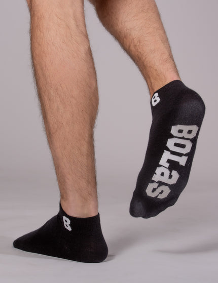 Bolas Underwear Heren Sneaker Sokken | 1 Paar Sneakersokken | Katoen | Zwart