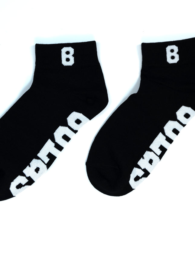 Bolas Underwear Heren Sneaker Sokken | 4 paar Sokken | Zwart | Katoen