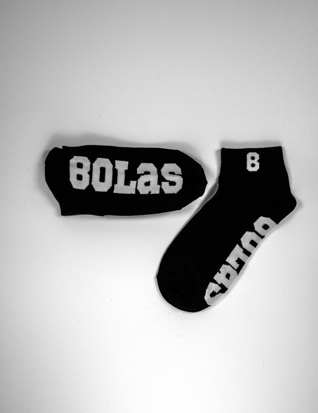 Bolas Underwear Heren Sneaker Sokken | 4 paar Sokken | Zwart | Katoen