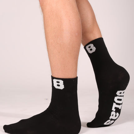 Bolas Underwear Heren Sport Sokken | 1 paar Sokken | Katoen | Zwart