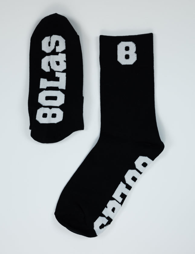 Bolas Underwear Heren Sport Sokken | 4 paar Sokken | Katoen | Zwart | Bolas underwear