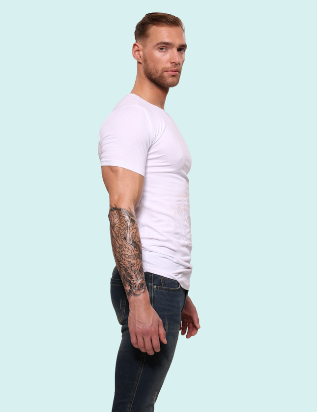 Bolas Underwear Heren T-Shirt | Bamboe | Basic Wit | Ronde Hals | 3 pack