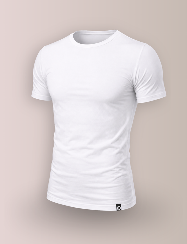 Bolas Underwear Heren T-Shirt | Katoen | Basic Wit| Ronde Hals