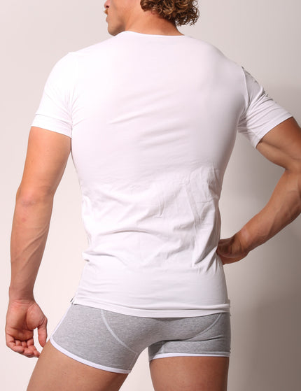 Bolas Underwear Heren T-Shirt | Katoen | Basic Wit| Ronde Hals