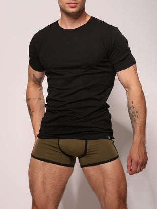 Bolas Underwear Heren T-Shirt | Katoen | Basic Zwart | Ronde Hals