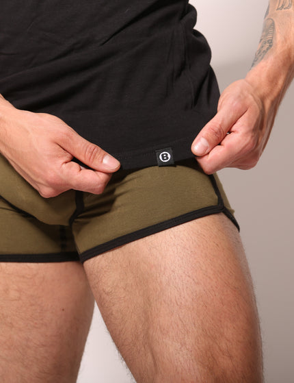 Bolas Underwear Heren T-Shirt | Katoen | Basic Zwart | Ronde Hals