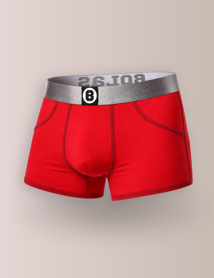 Bolas Underwear Jongens ondergoed | Effen | Basic | Katoen | Rood