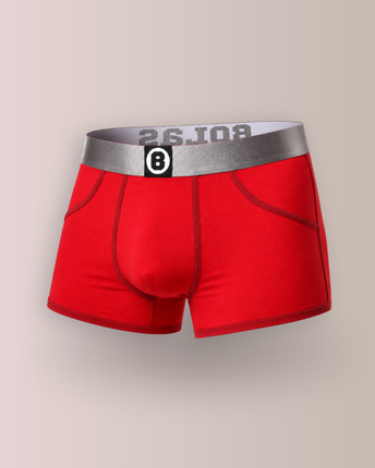Bolas Underwear Jongens ondergoed | Effen | Basic | Katoen | Rood